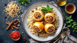 La recette de la semaine : oignons farcis à la grecque, fondants et parfumés